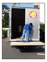 きちんとお荷物を配置して御引越し完了です。